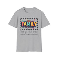 Family Unisex T-Shirt 'Thank you, Jesus, for the faith that strengthens our bonds'