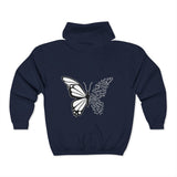 Butterfly Full Zip Hooded Sweatshirt