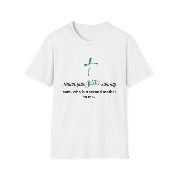 Christian Cross  - 'Thank you Jesus for my aunt'