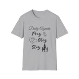 Unisex Softstyle T-Shirt - Daily Agenda, Pray, Obey, Slay