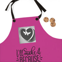 I'll make it because God carries me Apron
