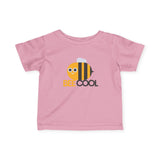 Infant Tee — "Bee Cool" Cute Bee Graphic Baby Shirt
