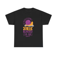 Snail Graphic Tee - By Perseverance the Snail Reached the Ark