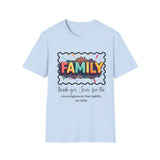 Family  T-shirt 'Thank you Jesus for the encouragement that uplifts me daily'