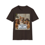 Dogs with Sunglasses and Hats, 'Too blessed for negativity'