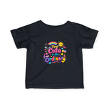 Infant Tee — "Too Cute to Be Ordinary" Rainbow Baby Shirt