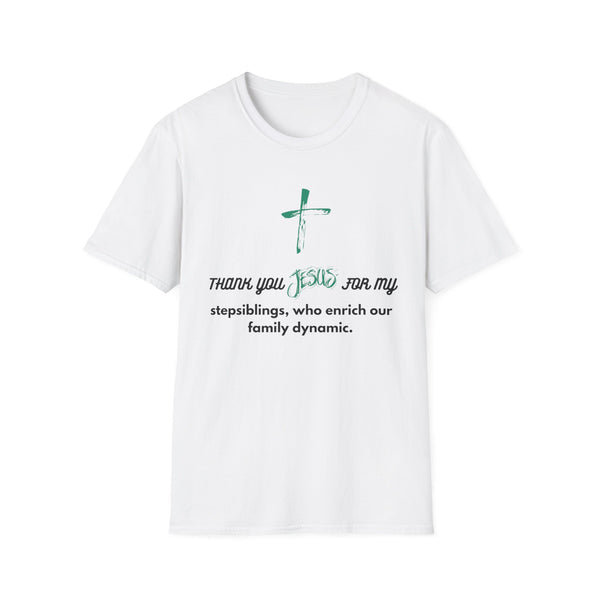 Christian Cross - 'Thank you Jesus for my stepsiblings'