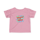 Infant Tee — "Wrapped in Grace" Pastel Cloud Baby Shirt