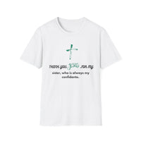 Christian Cross  - 'Thank you Jesus for my sister'