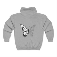 Butterfly Full Zip Hooded Sweatshirt