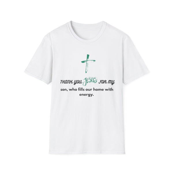 Christian Cross - 'Thank you Jesus for my son'
