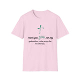Christian Cross - 'Thank you Jesus for my godmother'