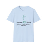Christian Cross Unisex T-Shirt - 'Thank you Jesus for my children'