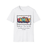Family  T-shirt 'Thank you Jesus for the encouragement that uplifts me daily'