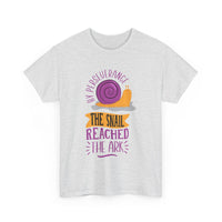 Snail Graphic Tee - By Perseverance the Snail Reached the Ark