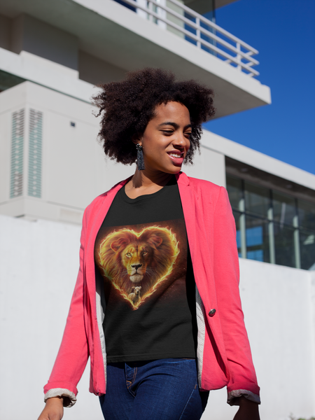 Heart Lion & Lamb Unisex T-Shirt by Alabaster Armoire