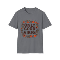 Floral Only Good Vibes T-Shirt
