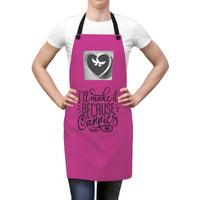 I'll make it because God carries me Apron