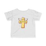 Infant Tee — 'Heaven's Cutie' Winged Cross Baby Shirt