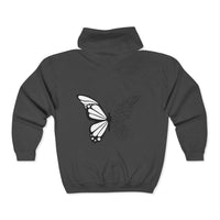 Butterfly Full Zip Hooded Sweatshirt