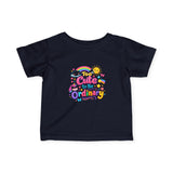 Infant Tee — "Too Cute to Be Ordinary" Rainbow Baby Shirt