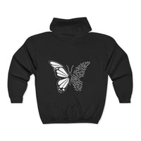 Butterfly Full Zip Hooded Sweatshirt