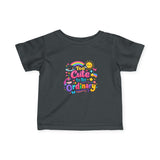 Infant Tee — "Too Cute to Be Ordinary" Rainbow Baby Shirt
