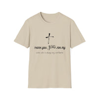 Faith-Inspired Unisex T-Shirt, Christian Gift, Religious Apparel, Thank You Jesus Shirt, Inspirational Clothing, Thoughtful Gift Idea