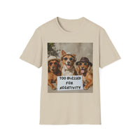 Dogs with Sunglasses and Hats, 'Too blessed for negativity'