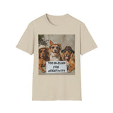 Dogs with Sunglasses and Hats, 'Too blessed for negativity'