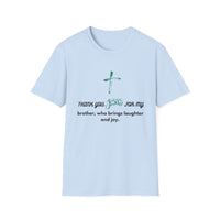 Christian Cross  - 'Thank you Jesus for my brother'