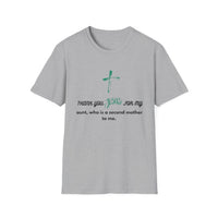 Christian Cross  - 'Thank you Jesus for my aunt'