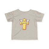 Infant Tee — 'Heaven's Cutie' Winged Cross Baby Shirt