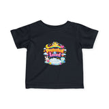 Infant Tee — "Protected & Loved" Cute Christian Baby Shirt (Cross, Pastel Animals)