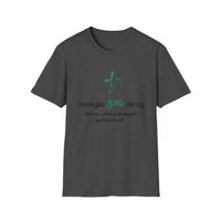 Christian Cross  - 'Thank you Jesus for my father'