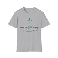 Christian Cross  - 'Thank you Jesus for my sister'
