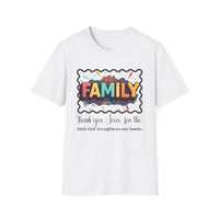 Family Unisex T-Shirt 'Thank you, Jesus, for the faith that strengthens our bonds'