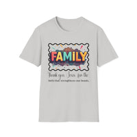 Family Unisex T-Shirt 'Thank you, Jesus, for the faith that strengthens our bonds'