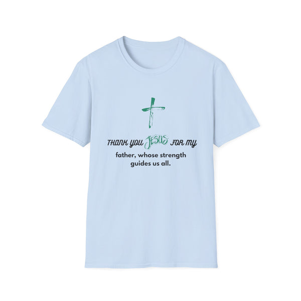 Christian Cross  - 'Thank you Jesus for my father'