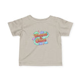 Infant Tee — "Wrapped in Grace" Pastel Cloud Baby Shirt