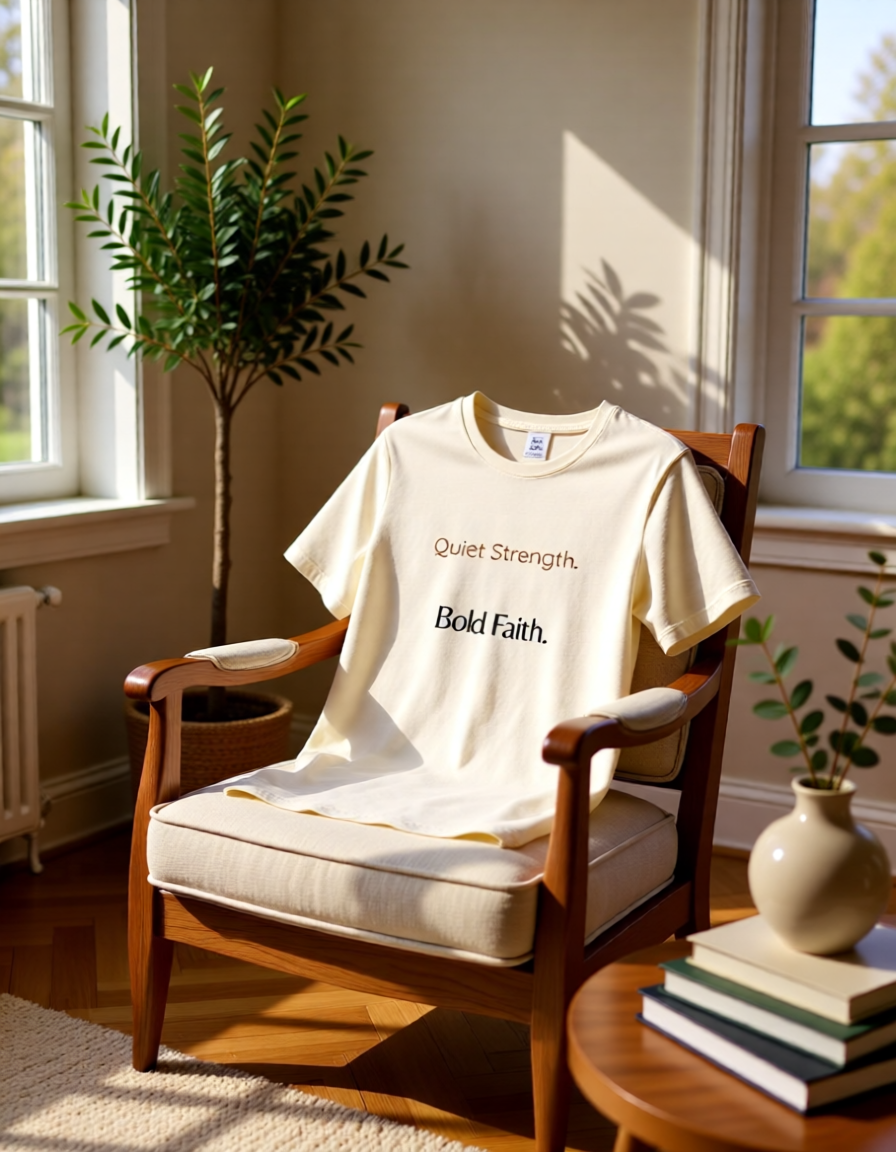 Quiet Strength. Bold Faith. Tee